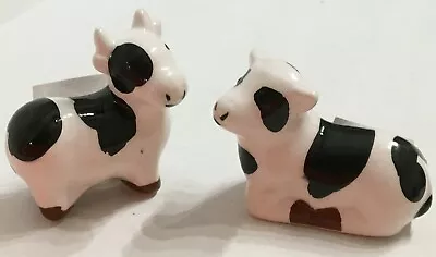 New Mini Cow Cb Salt And Pepper Shaker Set Free Ship • $9.99