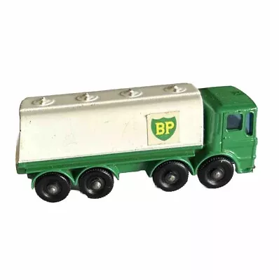 Lesney Matchbox Series No 32 Leyland Petrol Tanker BP Branded Truck Green White • $0.99