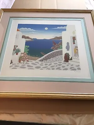 Thomas McKnight - Signed And Numbered 114/200 Serigraph - Mykonos Suite • $349.99