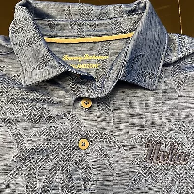 Tommy Bahama Polo Shirt Medium Embroidered UCLA Bruins Logo Aloha Hawaii Golf • $33.99