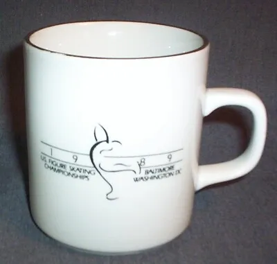 1989 U.s.figure Skating Championships Baltimore Washington Dc Ceramic Coffee Mug • $4.99