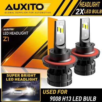 AUXITO H13 9008 LED Headlight Bulb For Ford F-150 2004-2014 High Low Beam Z1 EOA • $26.59