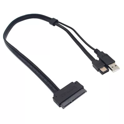 2.5 Inch Hard Disk Drive SATA 22Pin To ESATA Data USB Powered Cable Adapter5232 • $18.59