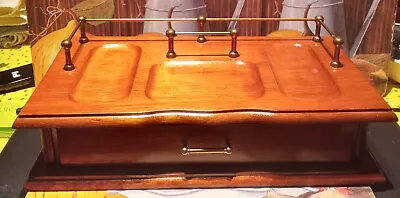 Vintage Gunther Mele Wood Jewelry Box Valet Men's Ladies Coins Keys Cell • $29.39