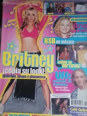 Britney Spears Notas Musicales Bastrecks Boys Mexican Magazine Mexico 2001 • $19.99