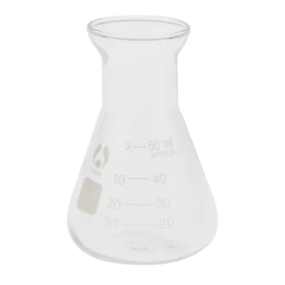 £7.31 • Buy Flask Laboratory Glassware Science Lab Chemistry 50ML