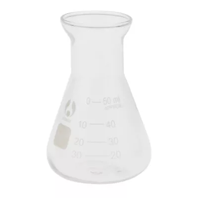 £7.31 • Buy Flask Laboratory Glassware Science Lab Chemistry 50ML