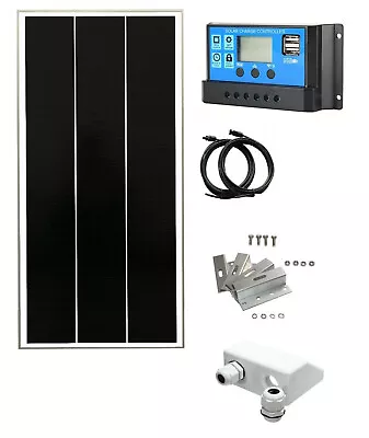£69.99 • Buy 100W 150W 200W Solar Panel Kit 20A Battery Charge Controller Caravan Motorhome