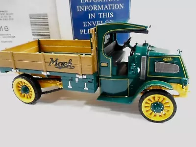 Franklin Mint Ford Model 1916 Mack Bulldog Stakebed Truck 1:32 Scale B11XN72 • $59.99