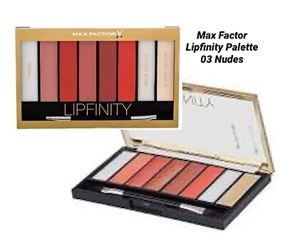 Max Factor Lipfinity Lip Palette 03 Nudes New & Sealed - Free Post • £7.49