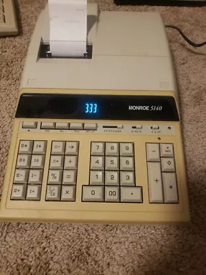 Monroe Model 5140 Calculator Monroe Systems For Business Works Perfect  • $58.49