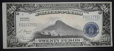 $625 • Buy Philippines 20 Pesos VICTORY 1944 No Date P-98a