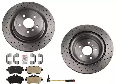 Sport Package Disc Brake Rotors Ceramic Pads For Mercedes Benz GLE350 350mm • $180
