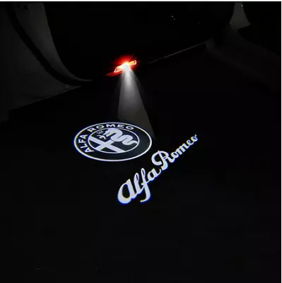 2pc Led Projector Ghost Door Lights Hd For Alfa Romeo 147 159 Giulia Mito • $32.95