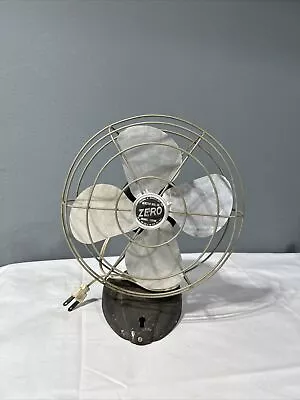 Vintage Zero Model 1250R Metal Table Fan Sh6 • $42.90