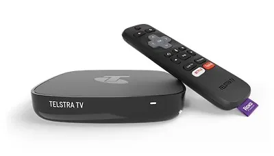 Telstra TV3 Roku 4701TL 4K HDR Media Streaming TVBox Voice Control • $249