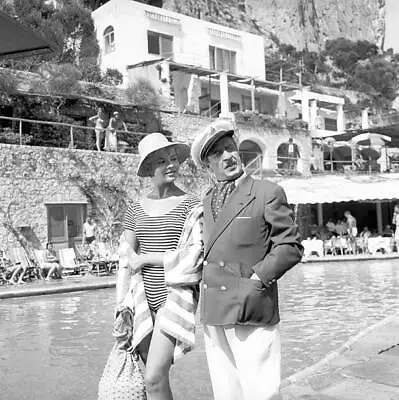 Comedian Nino Taranto And French Actress Yvonne Monlaur 1958 OLD PHOTO • $9