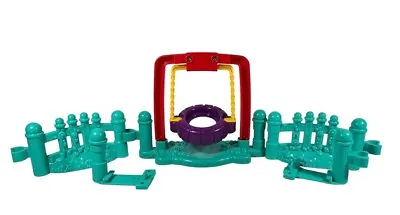Vintage Fisher-Price Little People Playground Park Accessories Toys Swings Fence • $10