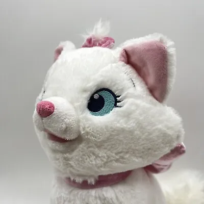 Disney Store Authentic The Aristocats Marie Plush White W Pink Bow 12” Medium • $14.44