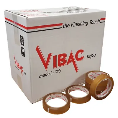 £59.50 • Buy Vibac 500 Clear Polyprop Solvent Adhesive Tape 12mm X 66m Qty 90 Rolls