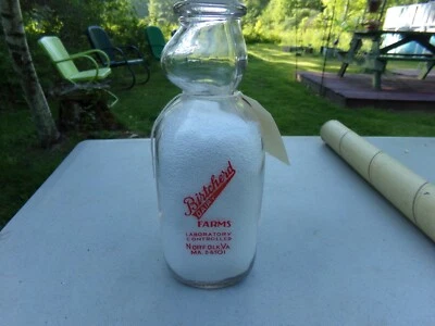 $55 • Buy Toothache Bottle - TSPQ Toothache Birtcherd Farms Milk Bottle Norfork Va.