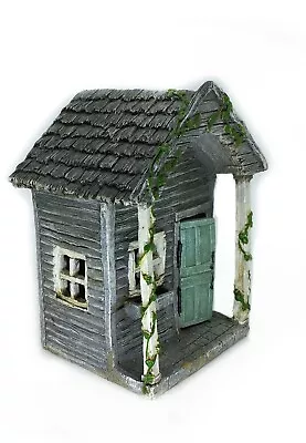 * Oakland Way * Miniature Fairy Gnome Garden House Cottage 7  Tall Hinged Door • $24.90