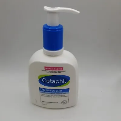 Cetaphil Oily Skin Cleanser Face Wash 236ml For Combination To Oily Sensitive • £12.99