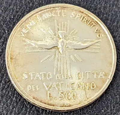 1978 Vatican City 500 Lire Sede Vacante September .835 Silver Coin • $18.66