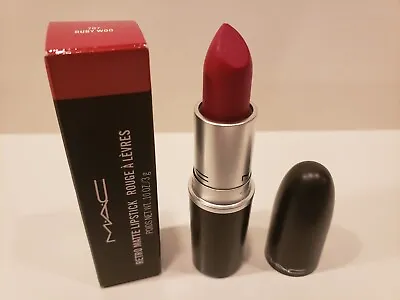 Mac ~ Retro Matte Lipstick ~ #707 Ruby Woo ~ 0.10 Oz ~NIB • $17.99