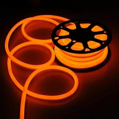 50ft 110V Flexible LED Neon Rope Light Strip Holiday Party Bar Garden Decoration • $78.19