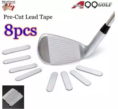 A99 Weighted Lead Tape Add Power / Weight On Golf Tennis Racket Iron Putter 8pcs • $11.49