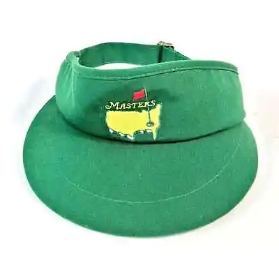 Masters Green Golf Adjustable Visor Augusta National Course Unisex Hat • $18.95