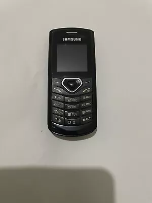 Samsung GT-E1170i - Black (Orange) Mobile Phone • £10