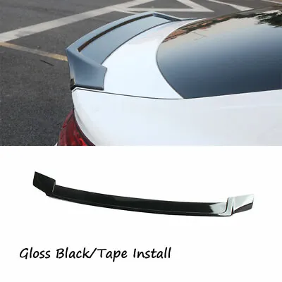 $71 • Buy Gloss Black Rear Trunk Lip Spoiler Wing Trim Thai Style Fit For VW Jetta MK6