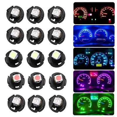10x T3 SMD LED Car Dashboard Instrument Cluster Interior Lights Bulb Accessories • $10.50