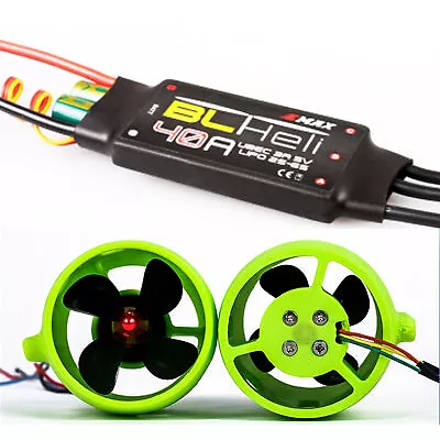 12-24V Underwater Thruster Motor 4 Blades Propeller For ROV RC Bait Tug Boat • $53.84