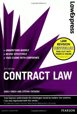 Law Express: Contract Law (Revision Guide) By Fafinski Stefan Book The Cheap • £12.99