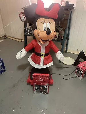 Disney Minnie Mouse Christmas Inflatable Gemmy 3.5 Feet 2018 Blow Up Lawn Decor • $45