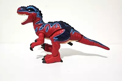 Mattel Imaginext 2004 Razor T-Rex Dinosaur Red Blue Black Roaring Noises Works • $17.99