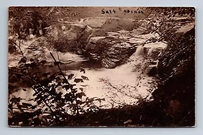Salt Springs Pennsylvania UDB Postcard C1908 Montrose PA Flag Cancel • $16.97