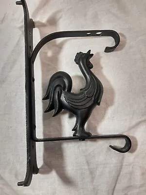 VTG Black Cast Iron Wall Mount Rooster Country Kitchen Decor Farmhouse Lamp? 10  • $25