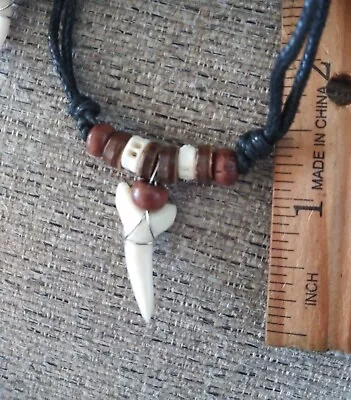 SHARK TOOTH NECKLACE Jewelry Sharks Teeth REAL Men Women Genuine • $3.95