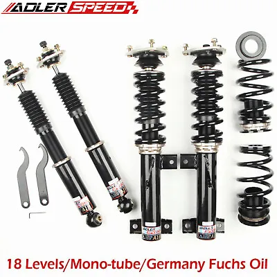 ADLERSPEED 18 Way Adj. Height Shock Coilovers For 92-98 BMW 325i 328i M3 E36 RWD • $399