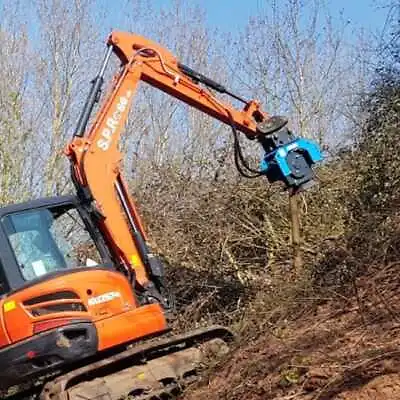 Excavator Mounted POST DRIVER PB-301B For Excavators 3.5-7 Ton £8300 + VAT • £9960