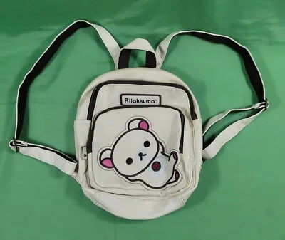 11  Rilakkuma San-X Coffe & Cream Mini Backpack - Japan Anime Teddy Bear Logo • $39.99