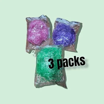 (3) X Easter Grass Soft Poly Grass Filler For Easter Baskets In 3 Colors NEW • $9.89