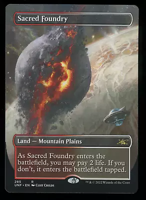 Sacred Foundry - Borderless - MTG Unfinity - RareCo • $0.01