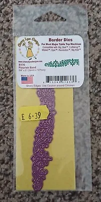 Cheery Lynn Designs - Border Dies - Flourish Band - B176  - Die Cutter • £4