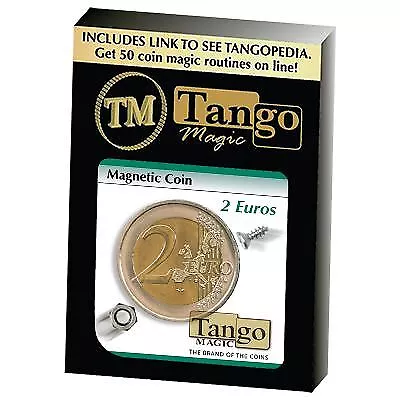 Coin / Money Magic Trick | Magnetic 2 Euro Coin E0021 By Tango • £38.70