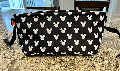 Disney Baby Mickey Mouse Head Silhouette Black White Diaper Bag Stroller Mount • $6.83